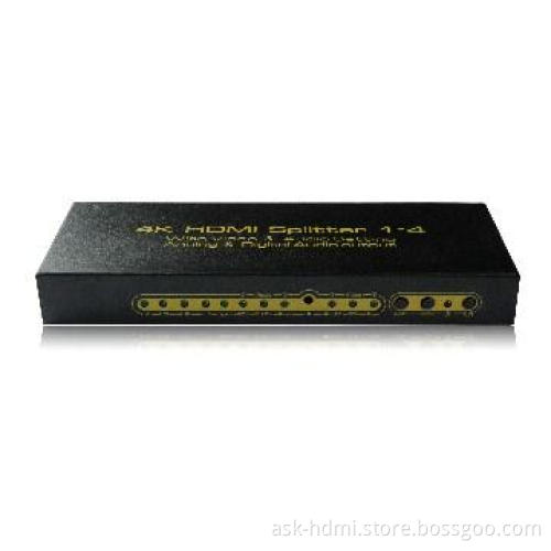 HDMI 1.4 analog 7.1 splitter 1x4
